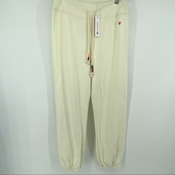 Sundry Small Beige Lounge Sweatpants NWT